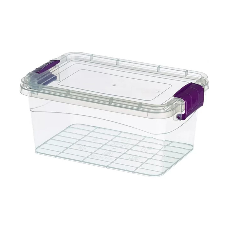 Πλαστικό Κουτί Αποθήκευσης με Καπάκι Διάφανο 10lt KBO10 - Plastic Storage Box with Transparent Lid