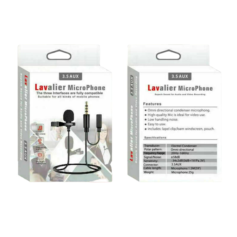 Μικρόφωνο 1.5M AUX 3.5mm HSX-M04 - Lavalier Microphone