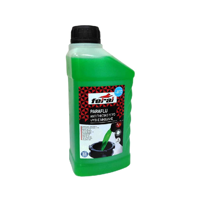 Feral Paraflu Αντιπηκτικό Υγρό -15 ⁰ C 1L - Green Engine Coolant Antifreeze 1L