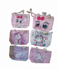 Children's bag - cat + unicorn beach bag