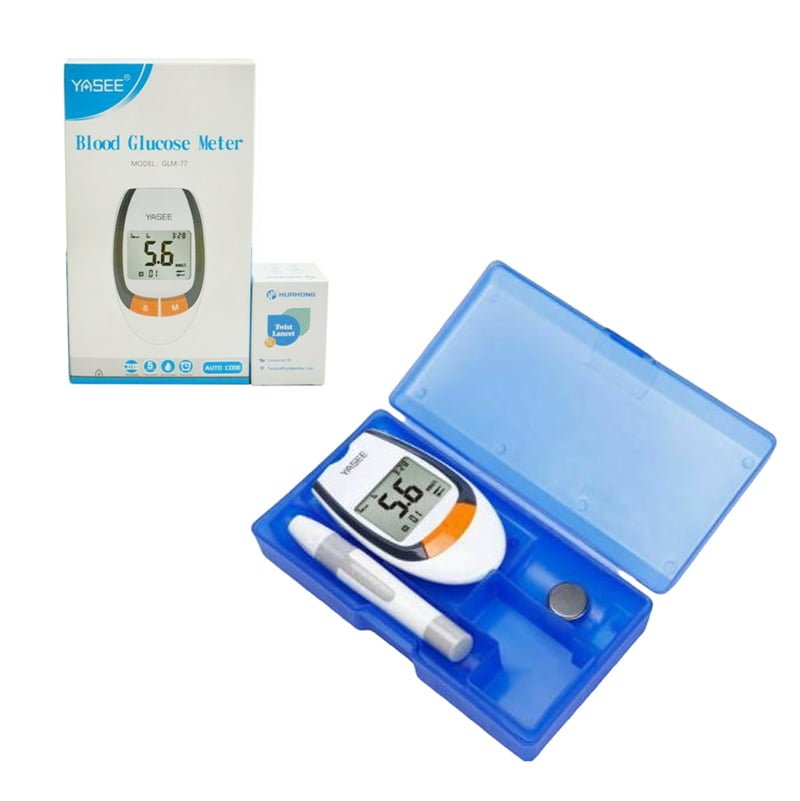 Yasee GLM-77 Μετρητής Σακχάρου και νυστέρι - Blood glucose meter with twist lancet