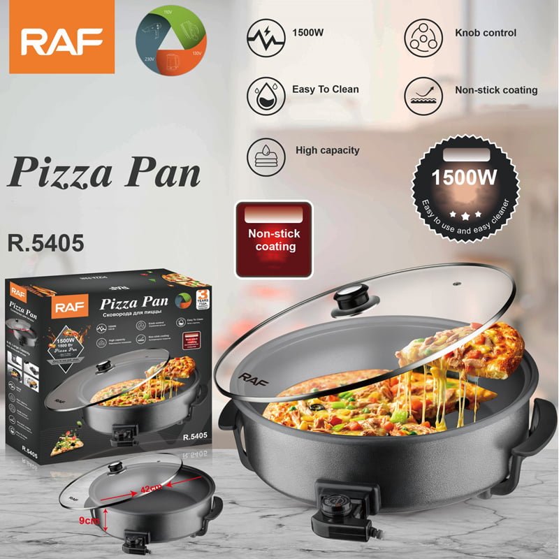 RAF Συσκευή Μαγειρέματος Πίτσας 1500W 6.0L R.5405 - Pizza Pan