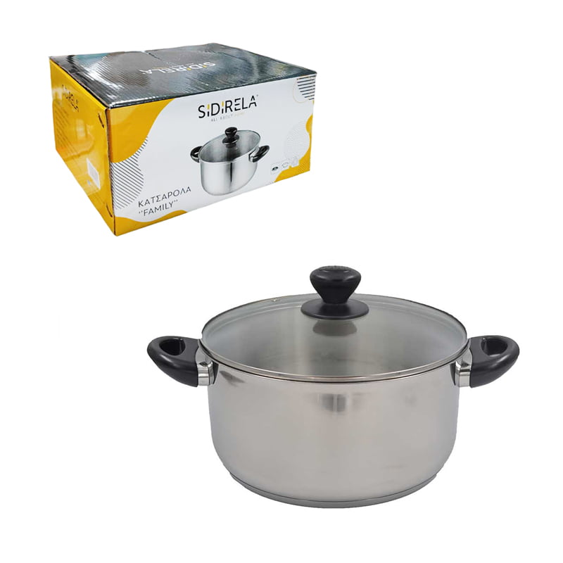 Sidirela Family Κατσαρόλα 24cm - Casserole Pot