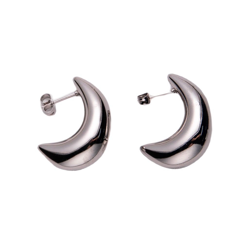 ΓΥΝΑΙΚΕΙΑ ΣΚΟΥΛΑΡΙΚΙΑ ΚΡΙΚΟΙ ΑΠΟ ΑΤΣΑΛΙ-WOMEN'S STEEL EARRINGS