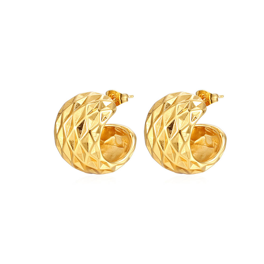 ΓΥΝΑΙΚΕΙΑ ΣΚΟΥΛΑΡΙΚΙΑ ΚΡΙΚΟΙ ΑΠΟ ΑΤΣΑΛΙ-WOMEN'S STEEL EARRINGS