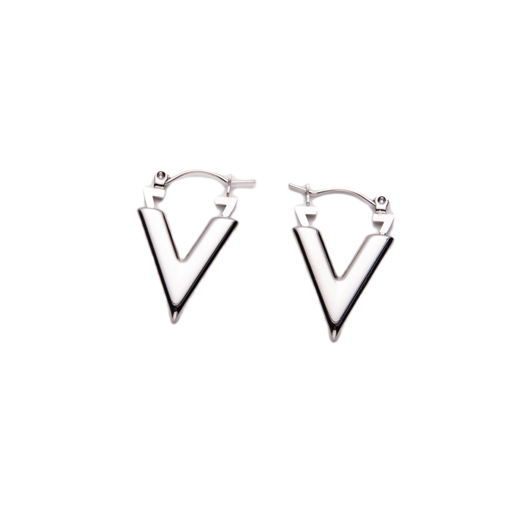 ΓΥΝΑΙΚΕΙΑ ΣΚΟΥΛΑΡΙΚΙΑ ΚΡΙΚΟΙ ΑΠΟ ΑΤΣΑΛΙ-WOMEN'S STEEL EARRINGS