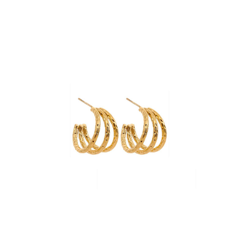 ΓΥΝΑΙΚΕΙΑ ΣΚΟΥΛΑΡΙΚΙΑ ΚΡΙΚΟΙ ΑΠΟ ΑΤΣΑΛΙ-WOMEN'S STEEL EARRINGS