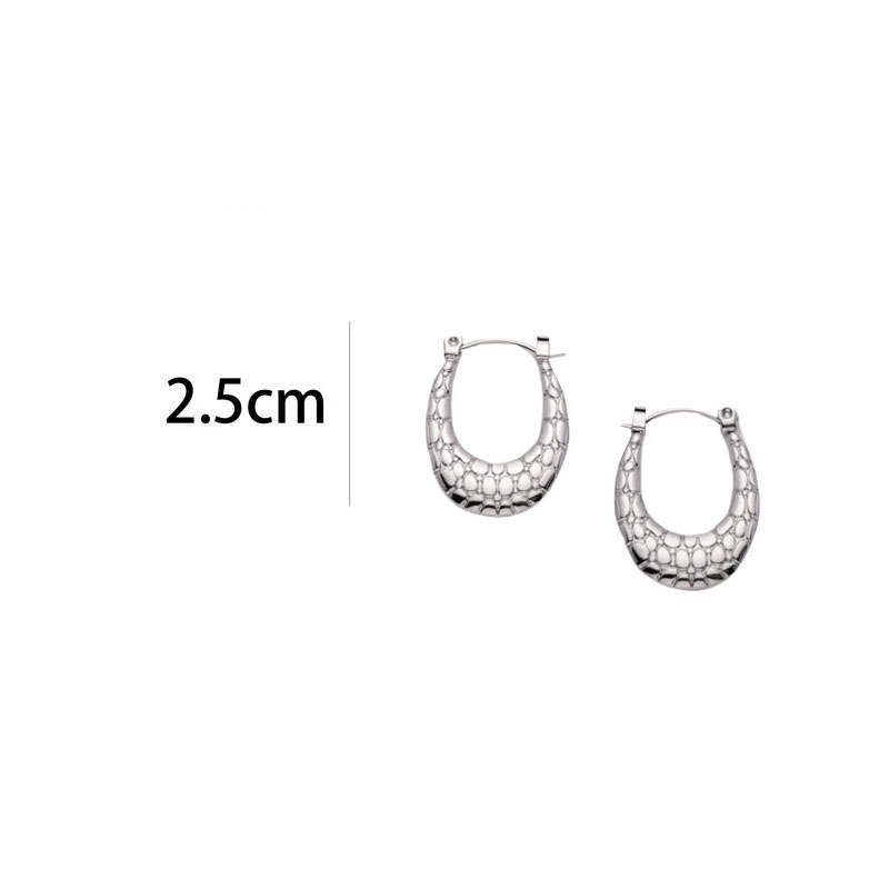 ΓΥΝΑΙΚΕΙΑ ΣΚΟΥΛΑΡΙΚΙΑ ΚΡΙΚΟΙ ΑΠΟ ΑΤΣΑΛΙ-WOMEN'S STEEL EARRINGS