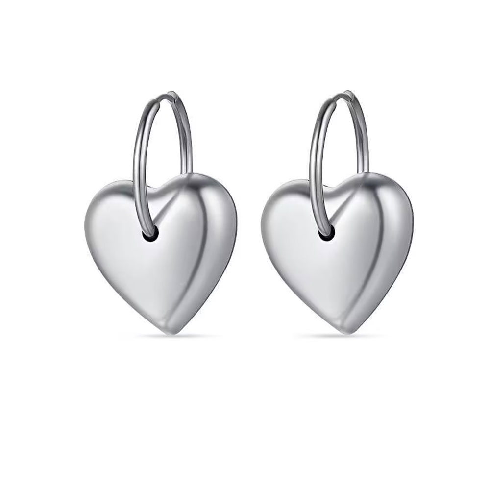 ΓΥΝΑΙΚΕΙΑ ΣΚΟΥΛΑΡΙΚΙΑ ΚΡΙΚΟΙ ΑΠΟ ΑΤΣΑΛΙ-WOMEN'S STEEL EARRINGS