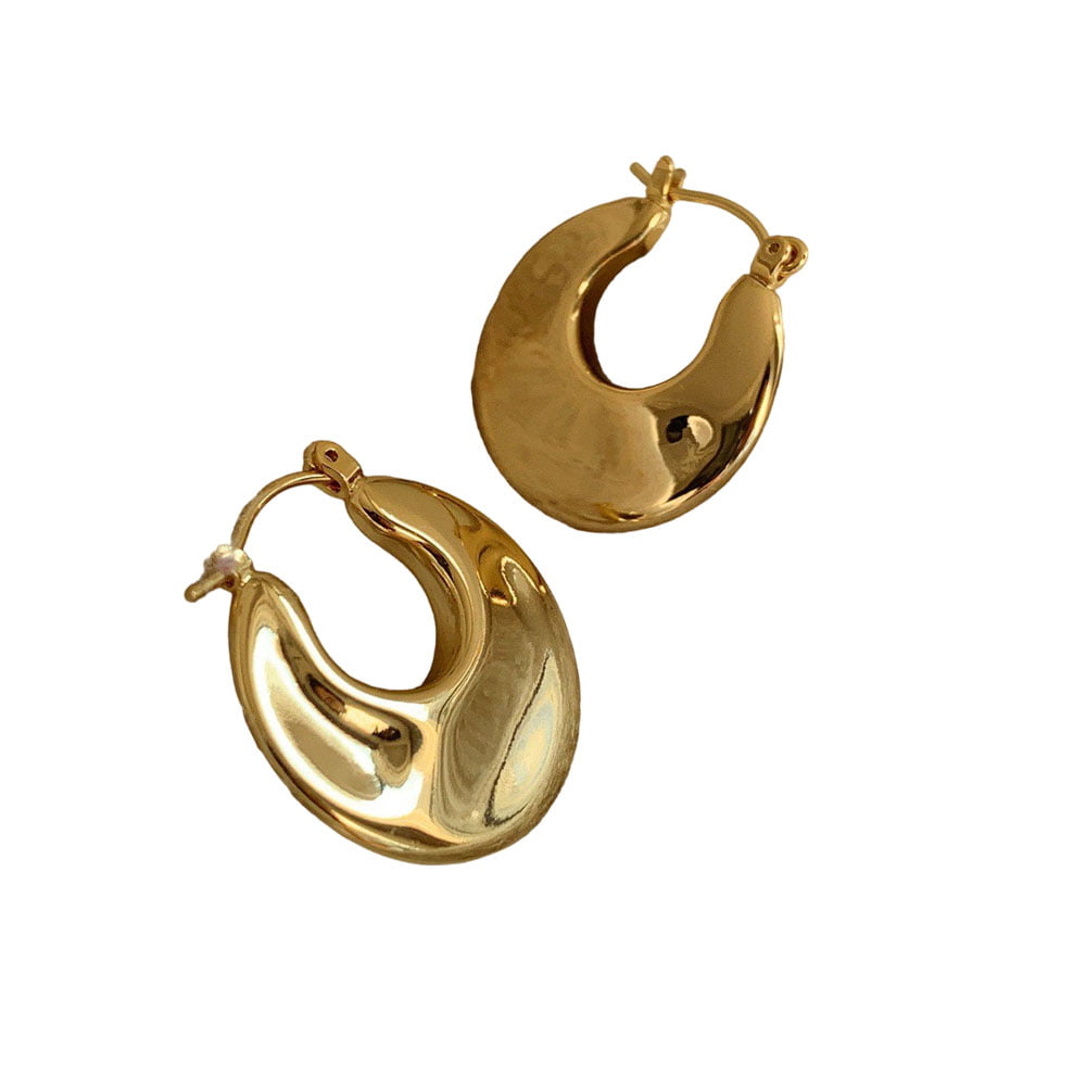 ΓΥΝΑΙΚΕΙΑ ΣΚΟΥΛΑΡΙΚΙΑ ΚΡΙΚΟΙ ΑΠΟ ΑΤΣΑΛΙ-WOMEN'S STEEL EARRINGS