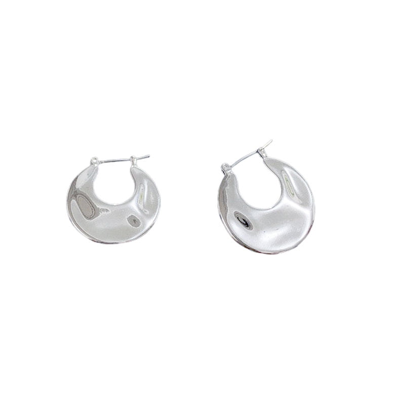 ΓΥΝΑΙΚΕΙΑ ΣΚΟΥΛΑΡΙΚΙΑ ΚΡΙΚΟΙ ΑΠΟ ΑΤΣΑΛΙ-WOMEN'S STEEL EARRINGS