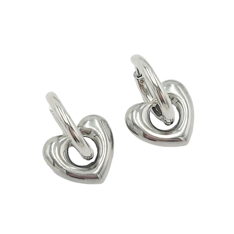 ΓΥΝΑΙΚΕΙΑ ΣΚΟΥΛΑΡΙΚΙΑ ΚΡΙΚΟΙ ΑΠΟ ΑΤΣΑΛΙ-WOMEN'S STEEL EARRINGS