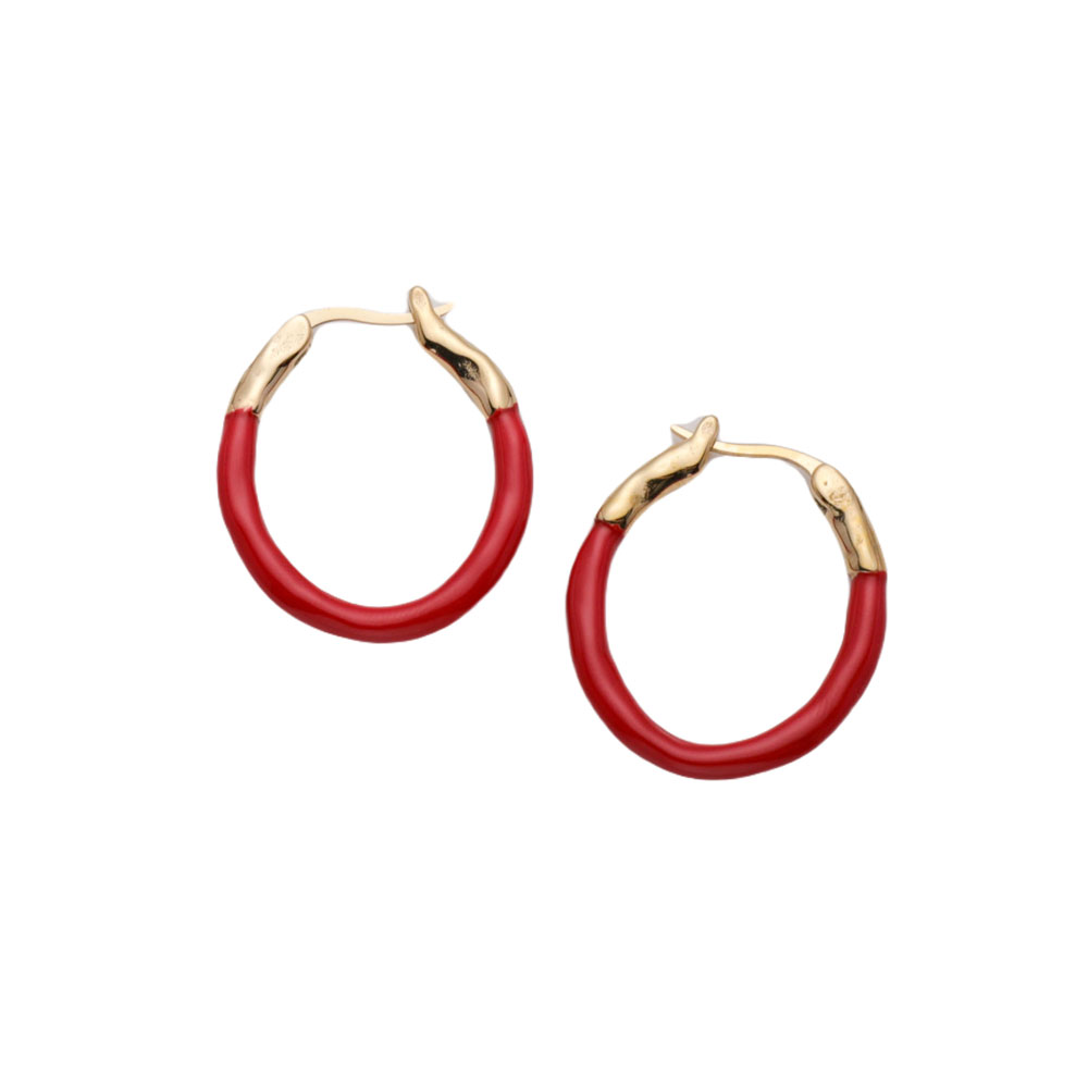 ΓΥΝΑΙΚΕΙΑ ΣΚΟΥΛΑΡΙΚΙΑ ΚΡΙΚΟΙ ΑΠΟ ΑΤΣΑΛΙ-WOMEN'S STEEL EARRINGS