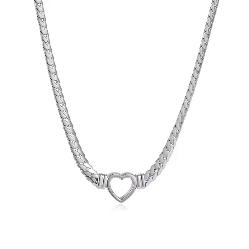 Γυναικείο Ατσάλινο Κολιέ Καρδιά – Women’s Steel Necklace