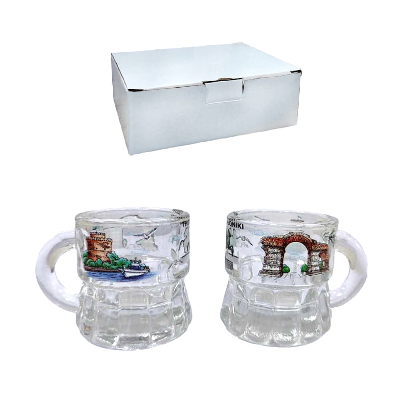 Σουβενίρ Σφηνοπότηρο Thessaloniki 12τμχ - Souvenir Glass 12pcs