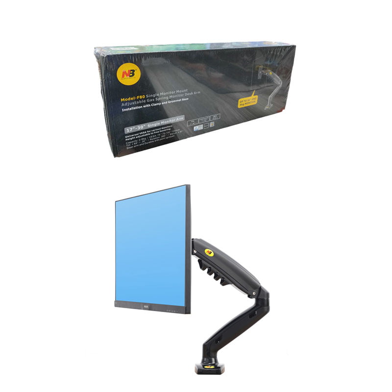 Βάση Οθόνης LED Monitor stand 17"-30" Upgraded Model F80 - Gas Strut Desktop Monitor Mount