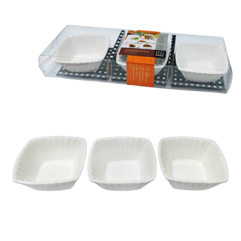 Σετ Μπολάκια 3τμχ - Bowl Sauce Dish Set 3pcs