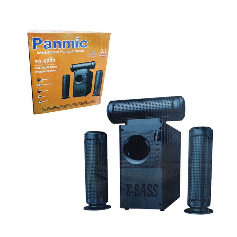 Panmic Ηχοσύστημα με τηλεχειριστήριο PA-6030 - Woofer Panmic PA-6030