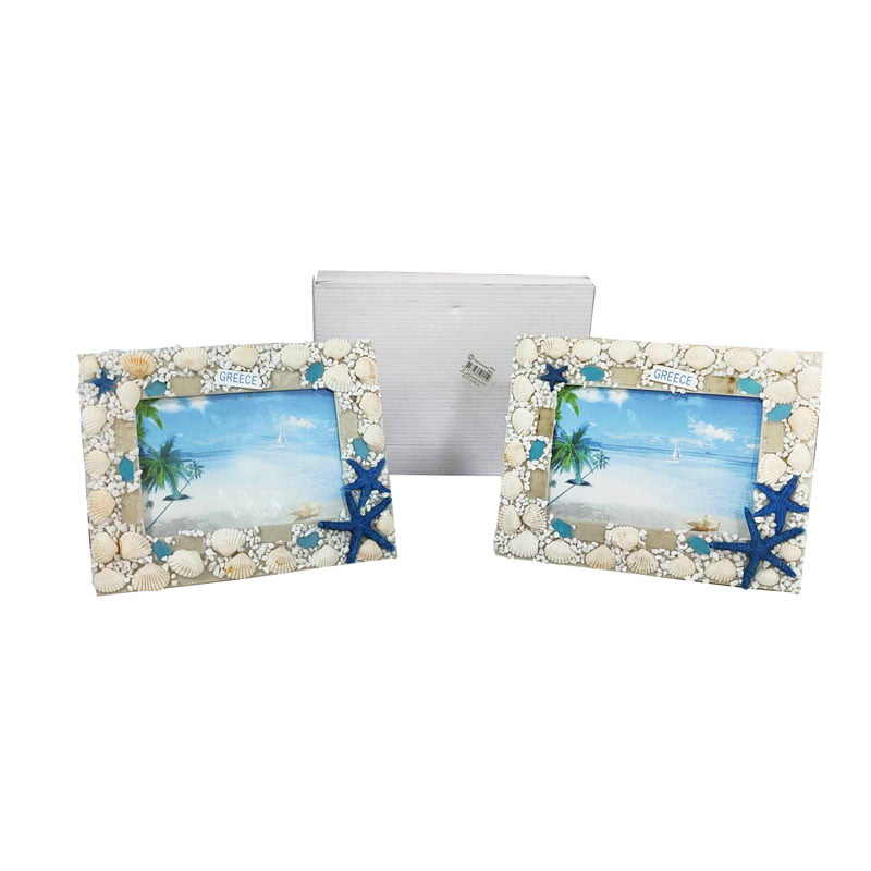 Κορνίζα με κοχύλια Greece 21.5*16.5cm - Photo frame (Αντιγραφή)