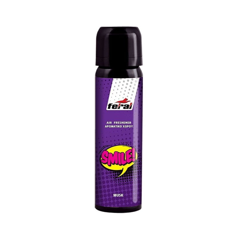 Αρωματικό Αυτοκινήτου Spray Feral Speech Collection SMILE Musk 70ml – Car air freshener