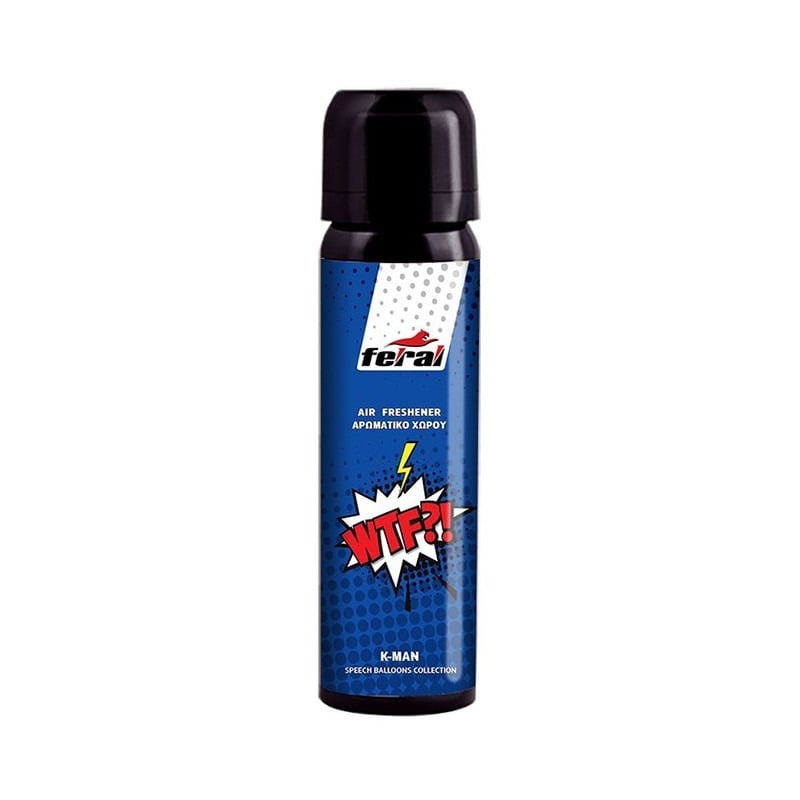 Αρωματικό Αυτοκινήτου Spray Feral Speech Collection WTF K-Man 70ml – Car air freshener