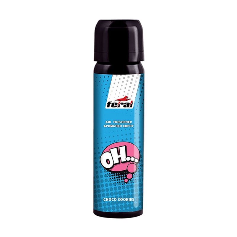 Αρωματικό Αυτοκινήτου Spray Feral Speech Collection OH Choco Cookies 70ml – Car air freshener