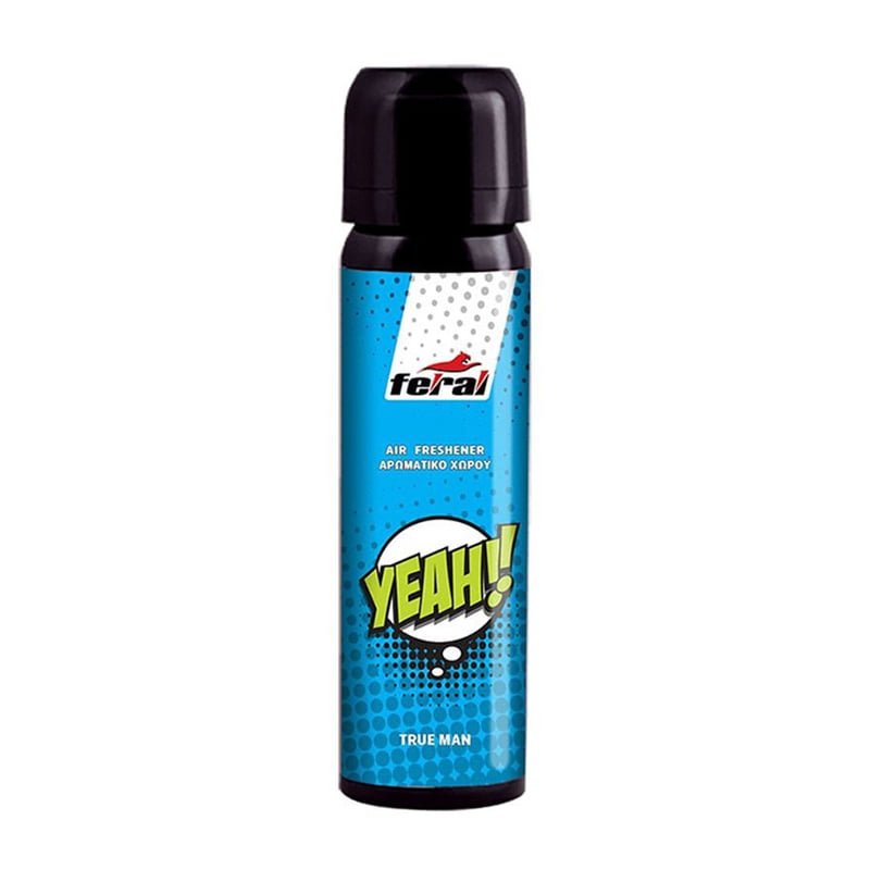 Αρωματικό Αυτοκινήτου Spray Feral Speech Collection YEAH True Man 70ml – Car air freshener