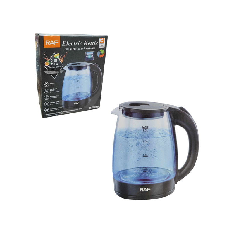 RAF Ηλεκτρικός Βραστήρας 2.0L 2000W R.7201Β - Electric Kettle