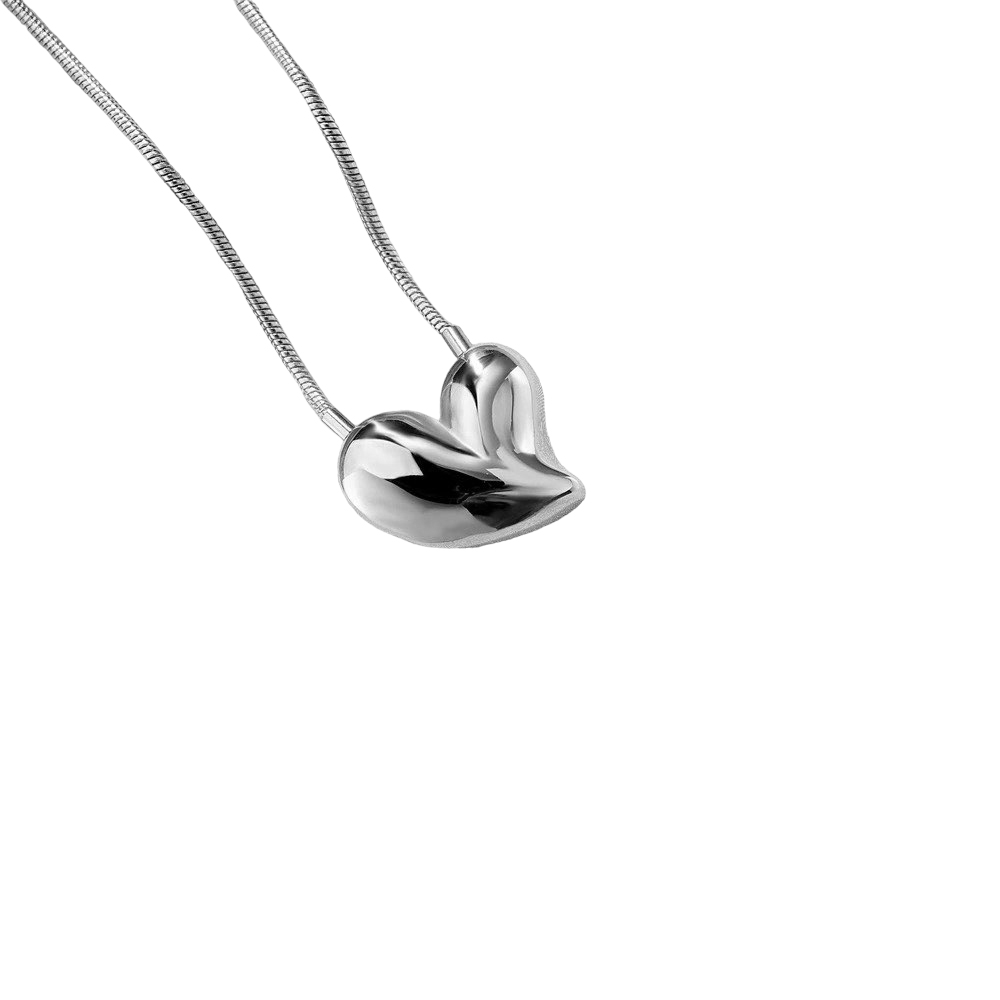 Γυναικείο Ατσάλινο Κολιέ Με Καρδιά – Women’s Steel Necklace