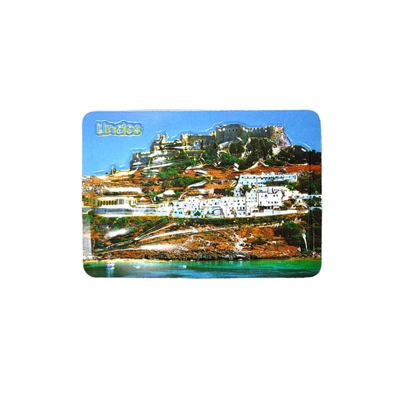 Μαγνητάκι ψυγείου Lindos - Fridge magnet Lindos