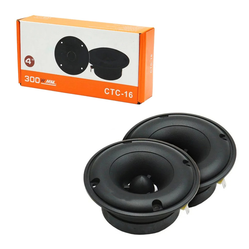 PerVoi Σετ Ηχεία Αυτοκινήτου 4" 300W 35w RMS CTC-16G - Tweeter Car Speaker