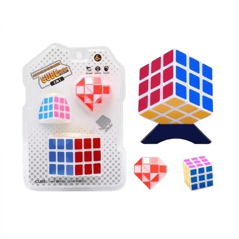 Cube series παιχνίδι κύβος 3in1 - Snake puzzle ruler cube toy