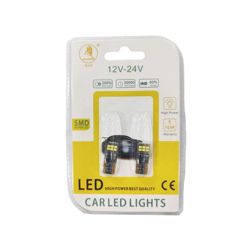 EJC Λάμπες Αυτοκινήτου 2016-12LED 12V-24 2τμχ ψυχρό φως – LED light