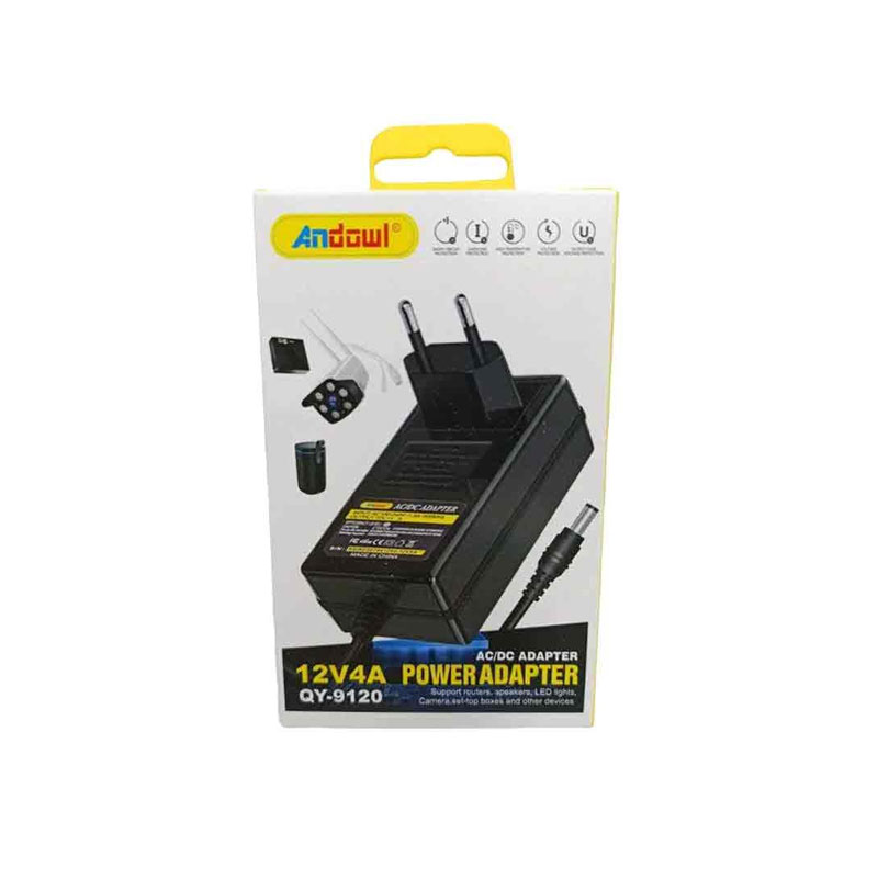 Andowl Universal Τροφοδοτικό 12V4A Q-DC9120 - AC/DC Power Adapter