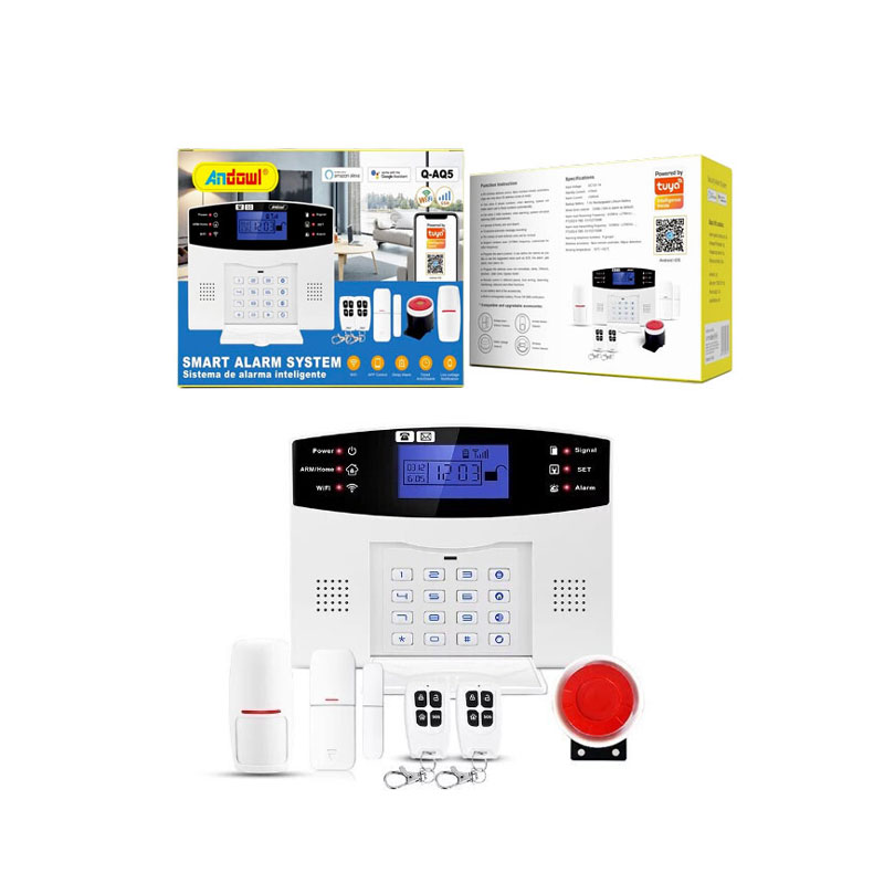 Andowl Σύστημα συναγερμού με οθόνη LCD και 2 τηλεχειριστήρια Q-AQ5 - Smart Alarm System