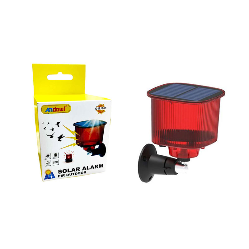 Andowl Ηλιακός Συναγερμός IP55 Q-BJ900 - Solar Alarm Pir Outdoor