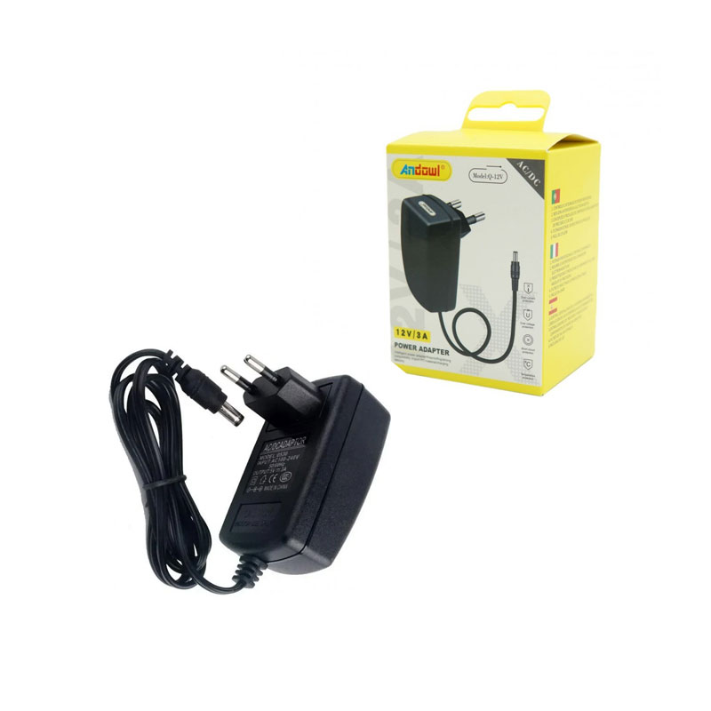 Andowl Τροφοδοτικό AC/DC 12V/3A Q-12V - Power Adapter