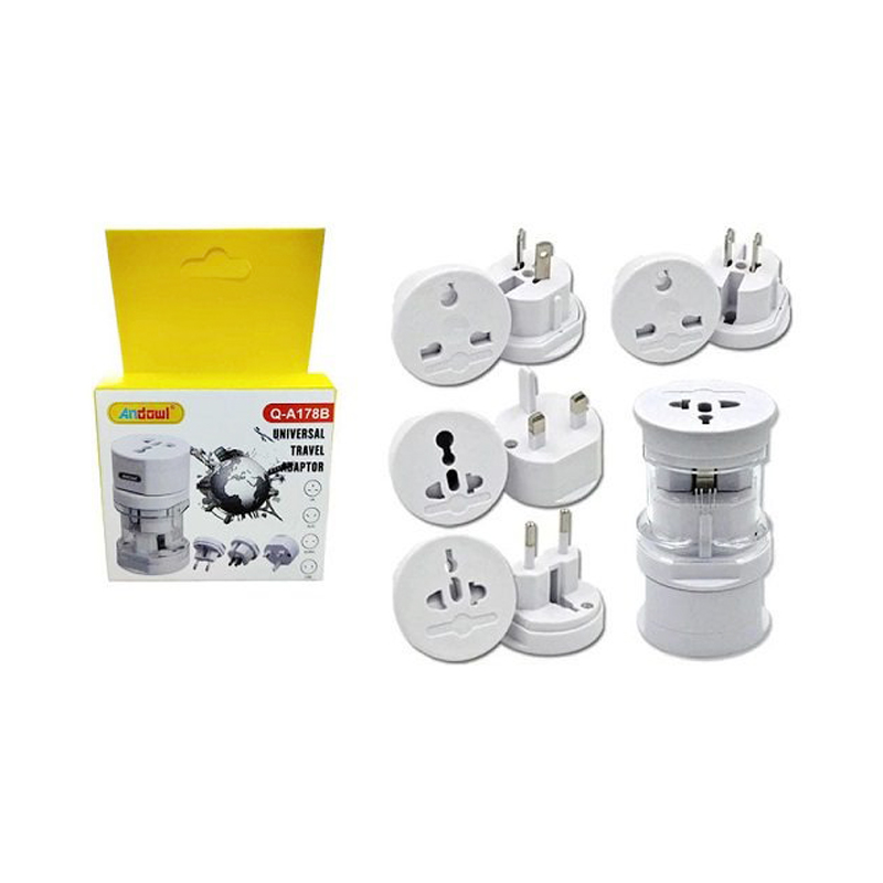 Andowl Αντάπτορας Πρίζας από Universal σε Universal Q-A178B - Universal Travel Adaptor Socket