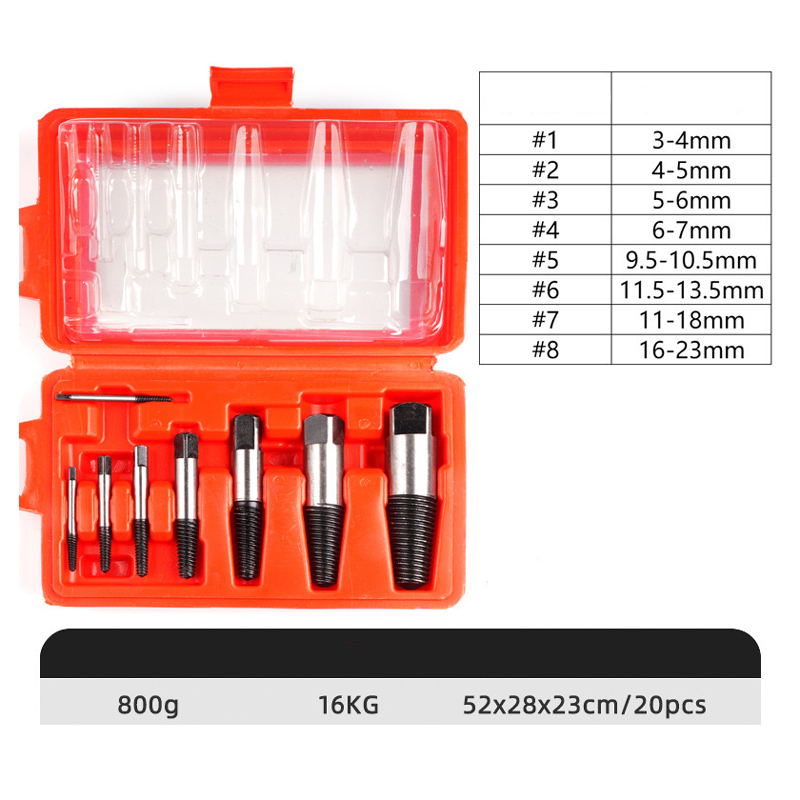 Σετ εξωλκέων βιδών 6τμχ - Screw extractor set