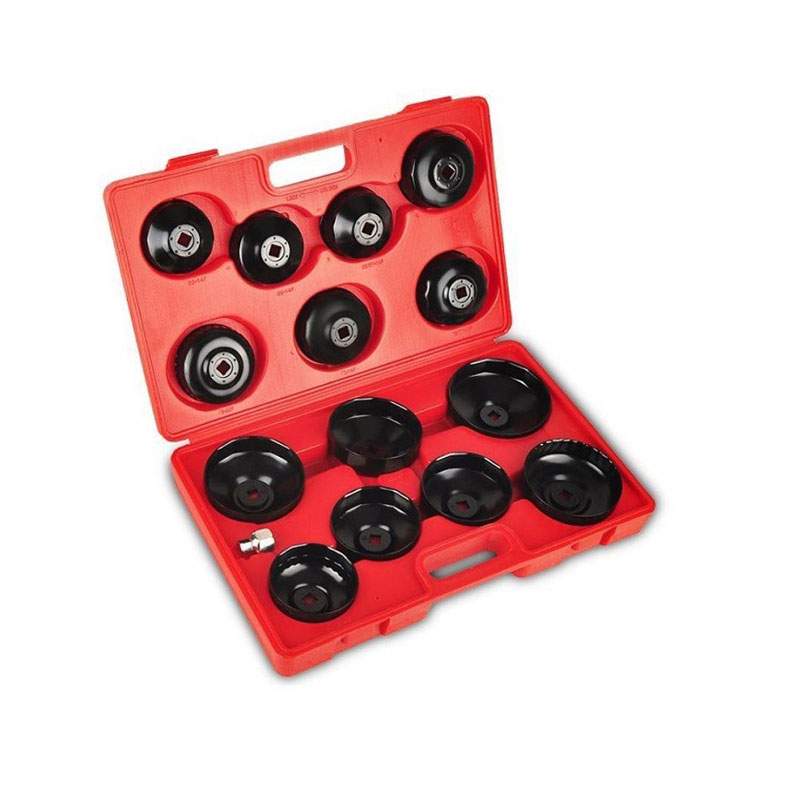 Σετ Φιλτρόκλειδα Κούπα σε Βαλιτσάκι 15 τμχ - Cup Filter Wrench Set in a Suitcase 15 pcs