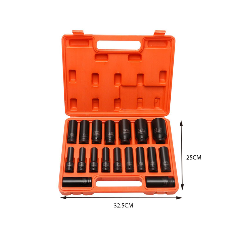 Σετ Κρουστά Καρυδάκια 18τεμ. 1/2" - Impact socket set