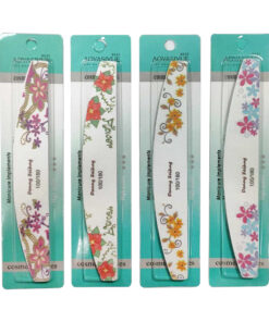 Λίμα νυχιών Διπλής Όψης 100/180 12τμχ - Nail File 12pcs