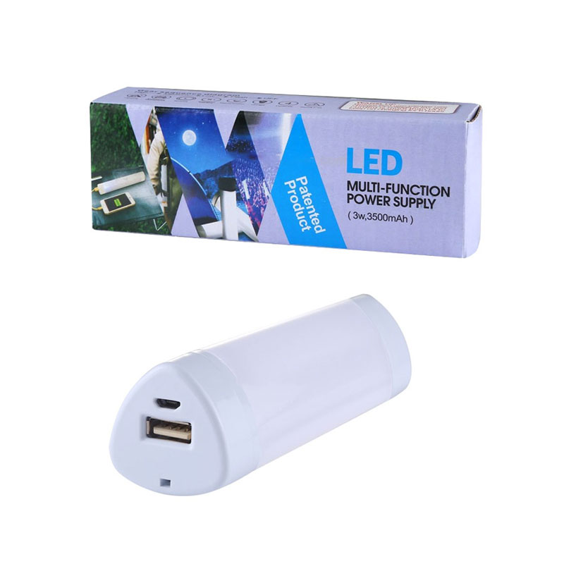 Power Bank με Φακό 3500mAh 3W - LED Power Bank 3W USB Charging LED Work Light