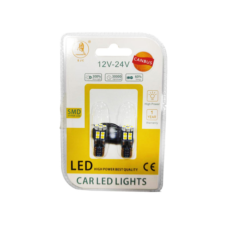 EJC Λάμπες Αυτοκινήτου Canbus 3030-12LED 12v 2τμχ ψυχρό φως - LED light