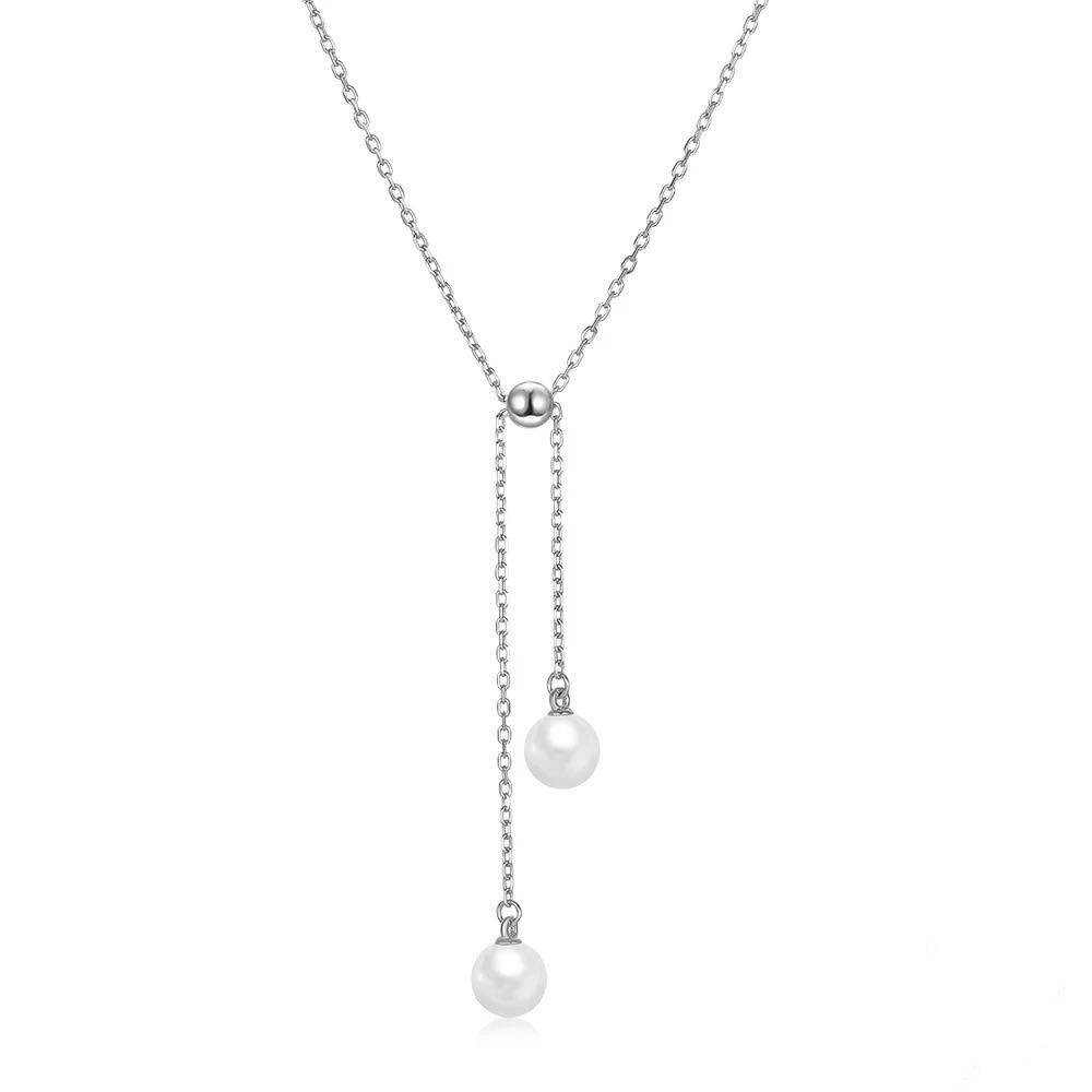 Γυναικείο Ατσάλινο Κολιέ Με Πέρλα – Women’s Steel Necklace