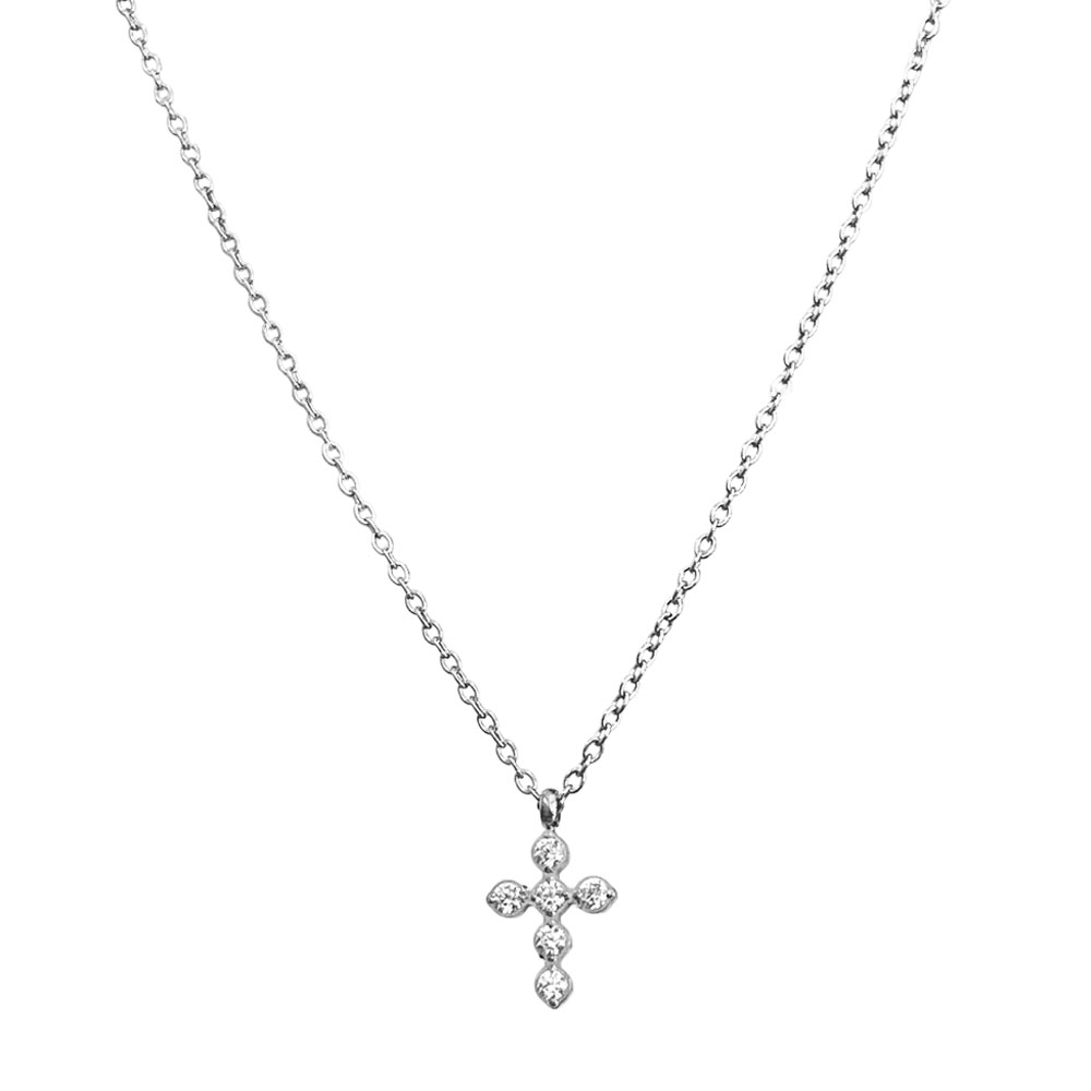 Γυναικείο Ατσάλινο Κολιέ Σταυρός – Women’s Steel Necklace