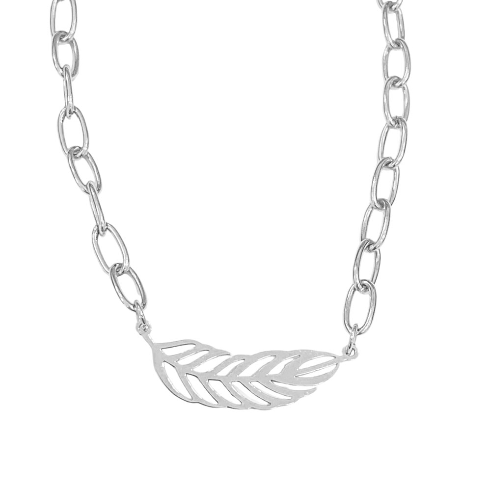 Γυναικείο Ατσάλινο Κολιέ Με Φτερό – Women’s Steel Necklace