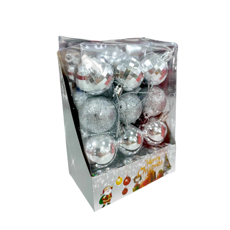 Χριστουγεννιάτικες μπάλες 24τμχ  - Christmas decoration balls 24pcs