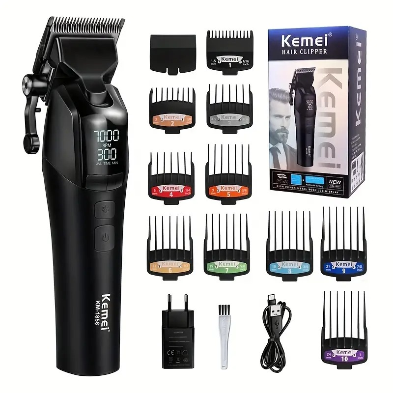 Kemei Κουρευτική Μηχανή KM-1858 - Hair clipper professional