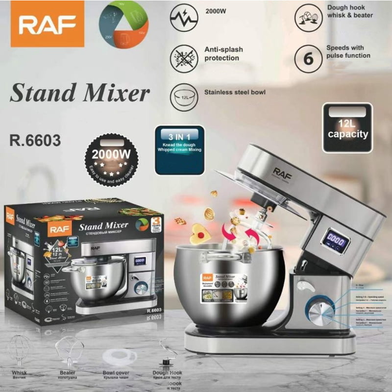 Raf R.6603 Κουζινομηχανή 3σε1 12L - Stand Mixer